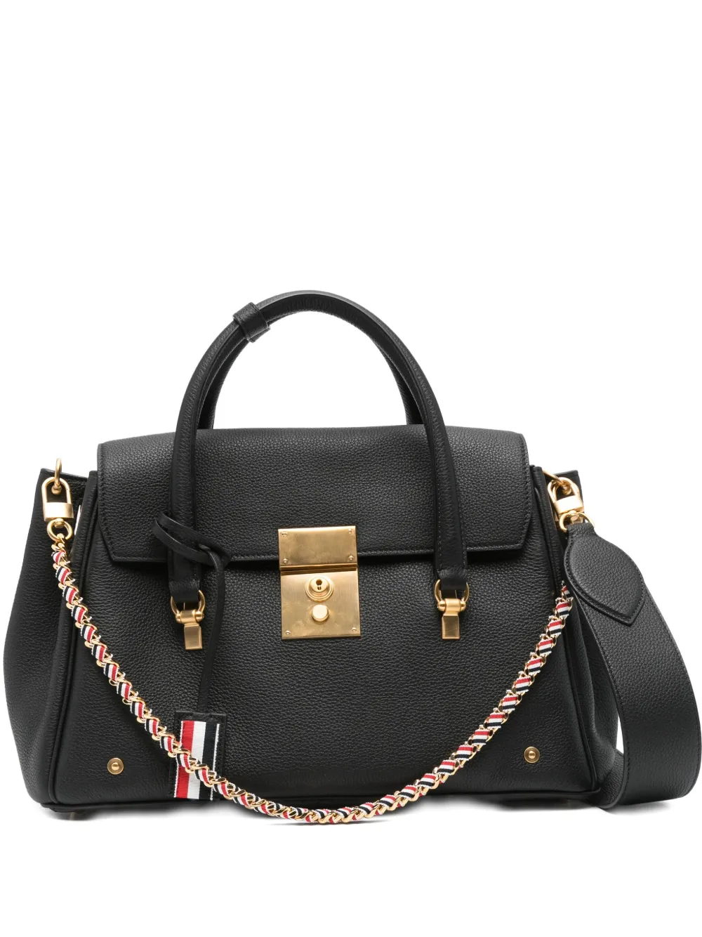 Thom Browne Mr. Thom Tote Bag In Black