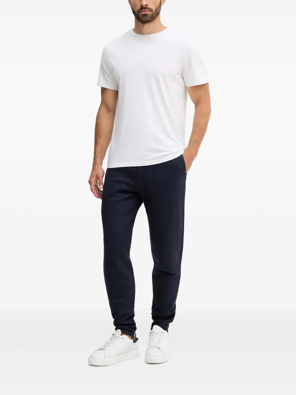 Trussardi Broek met elastische cuffs - Blauw