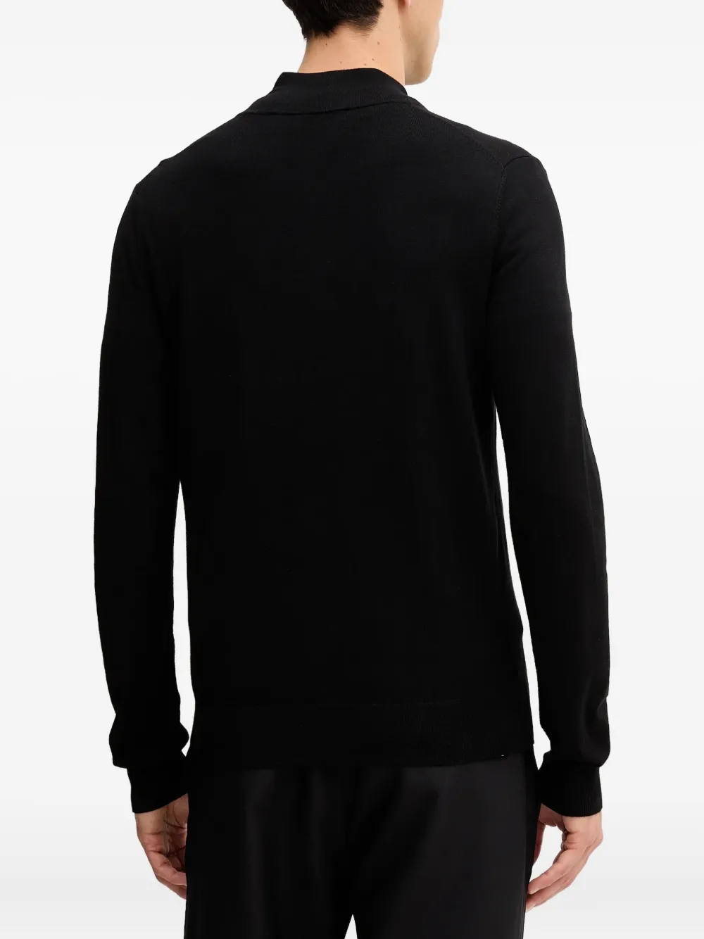 Trussardi Sweater met rits Zwart
