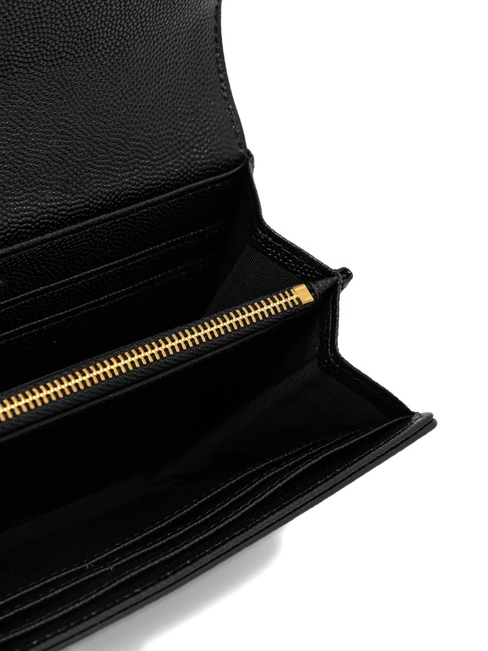 Trussardi Portemonnee met logodetail Zwart
