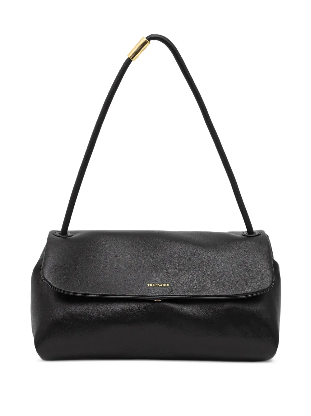 Trussardi Orbita medium schoudertas met omslag Zwart