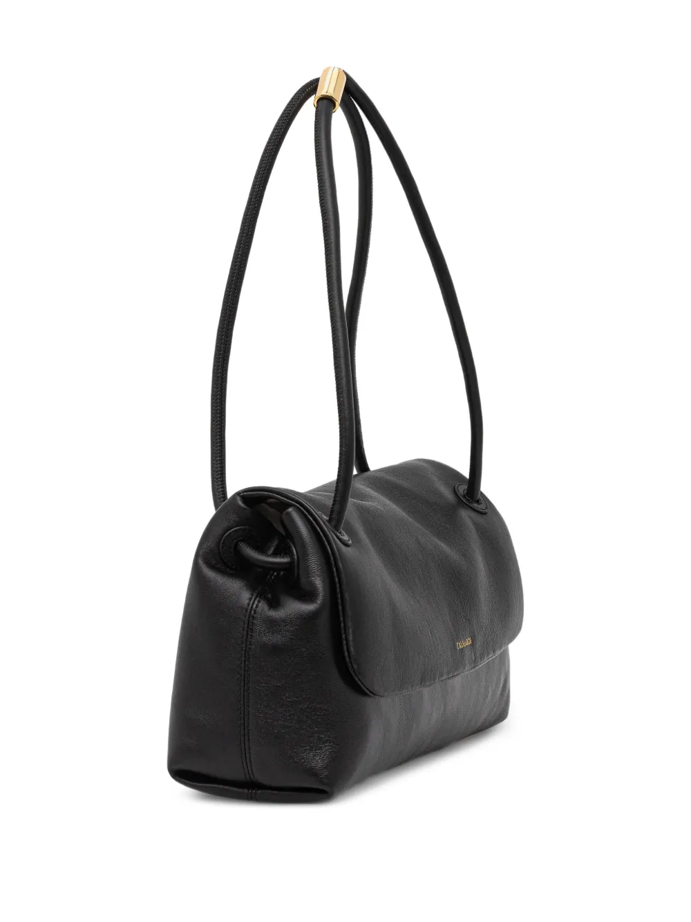 Trussardi Orbita medium schoudertas met omslag - Zwart