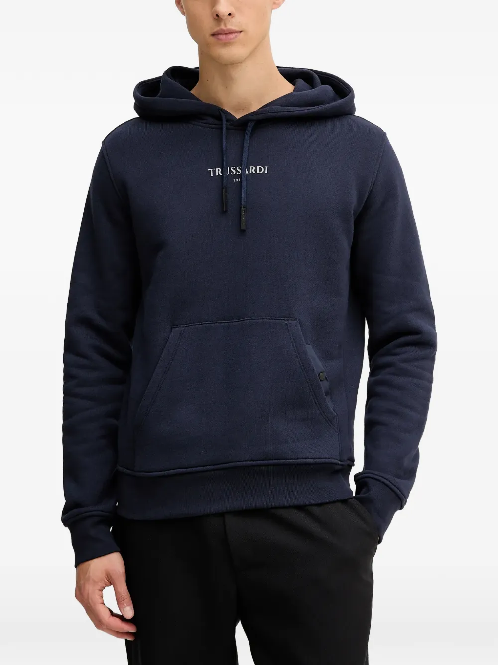 Trussardi pocket hoodie - Blu