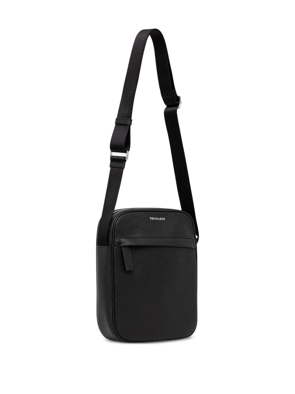 Trussardi Leren messengertas - Zwart