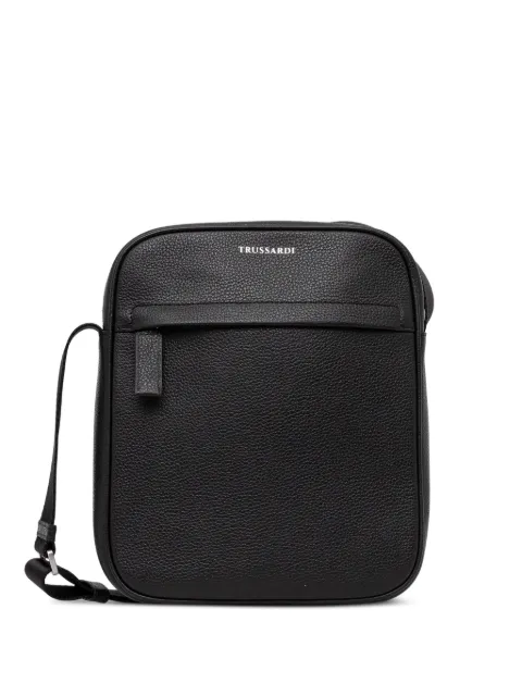 Trussardi medium leather messenger bag
