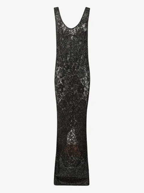 The New Arrivals Ilkyaz Ozel crystal-embellished lace maxi dress