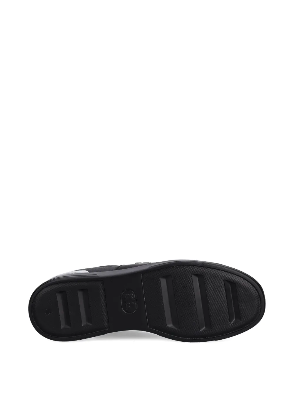 Philipp Plein embossed-logo lace-up sneakers Black