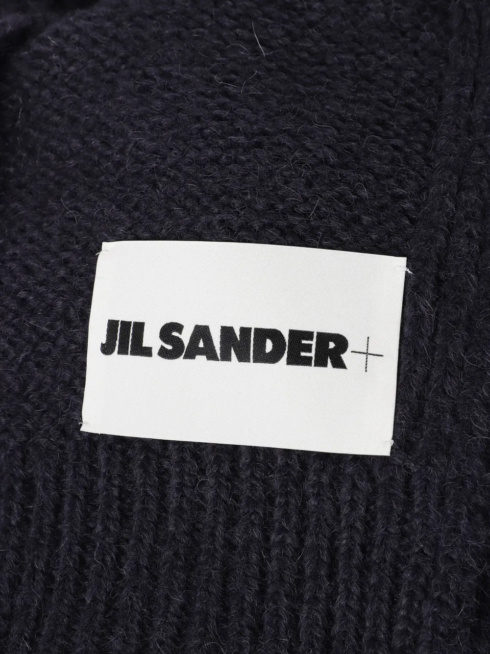 JIL SANDER+ Geribbelde sjaal Blauw