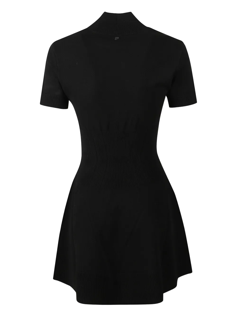 DONDUP short-sleeve mini dress - Zwart