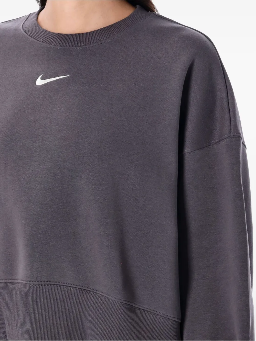 Nike Sweater met ronde hals Grijs