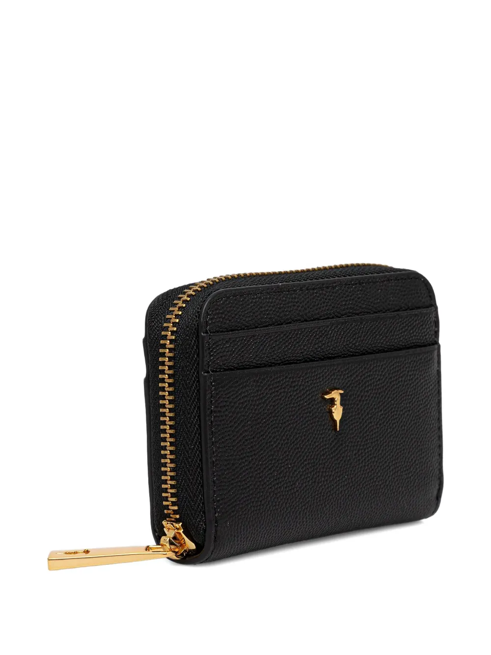 Trussardi Portemonnee met ritssluiting - Zwart