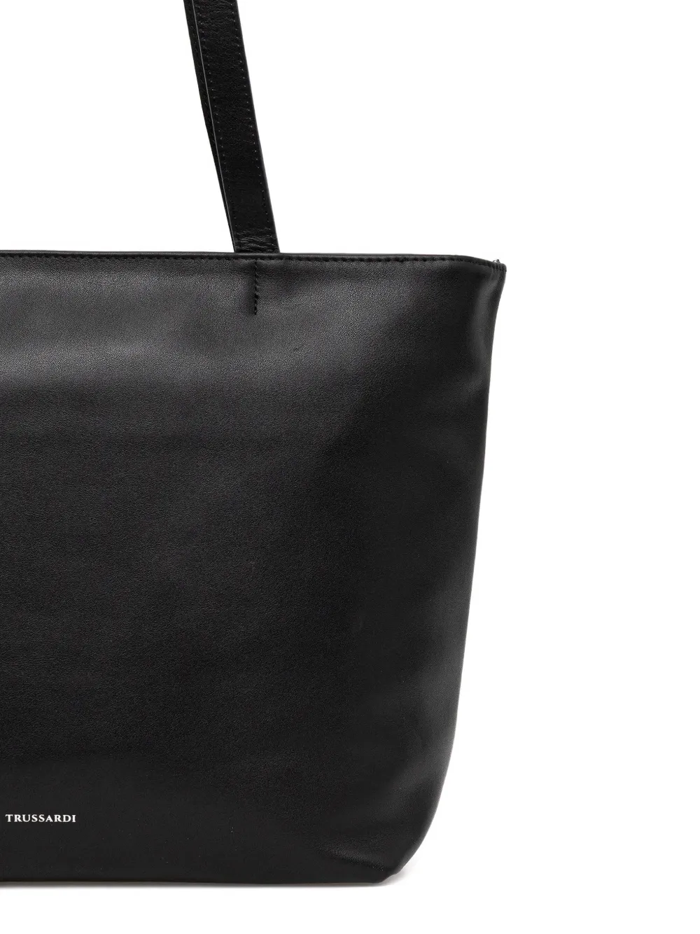 Trussardi Society leren shopper Zwart