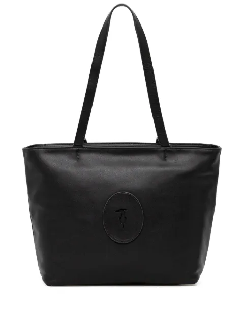 Trussardi Society leather tote bag