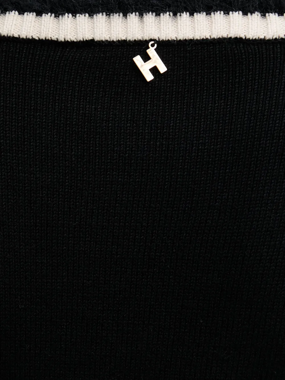 Silvian Heach V-neck Sweater In Black