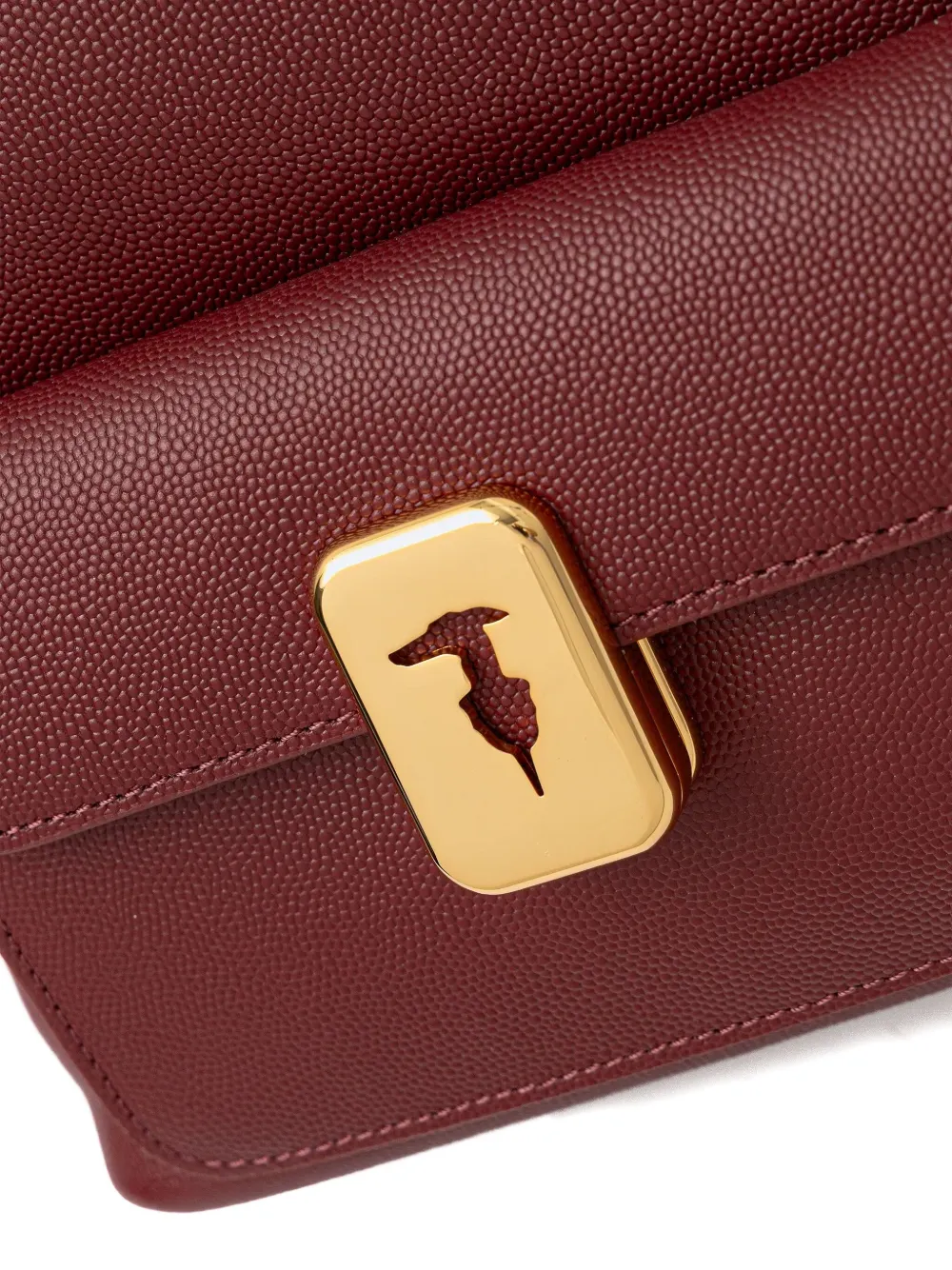Trussardi Cameo leren rugzak Rood