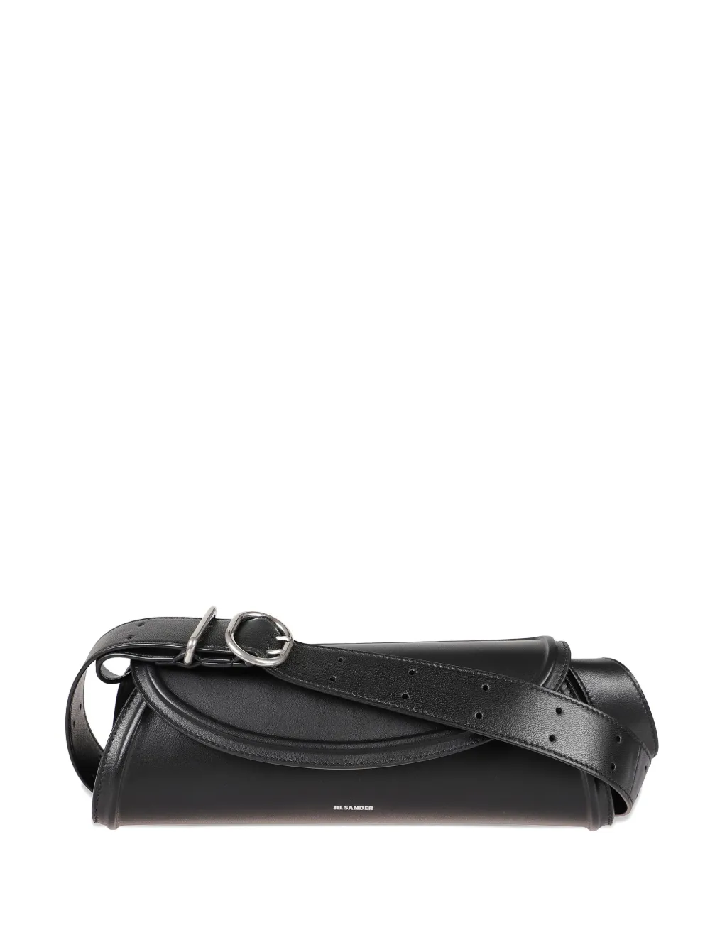 Jil Sander buckle shoulder bag - Nero