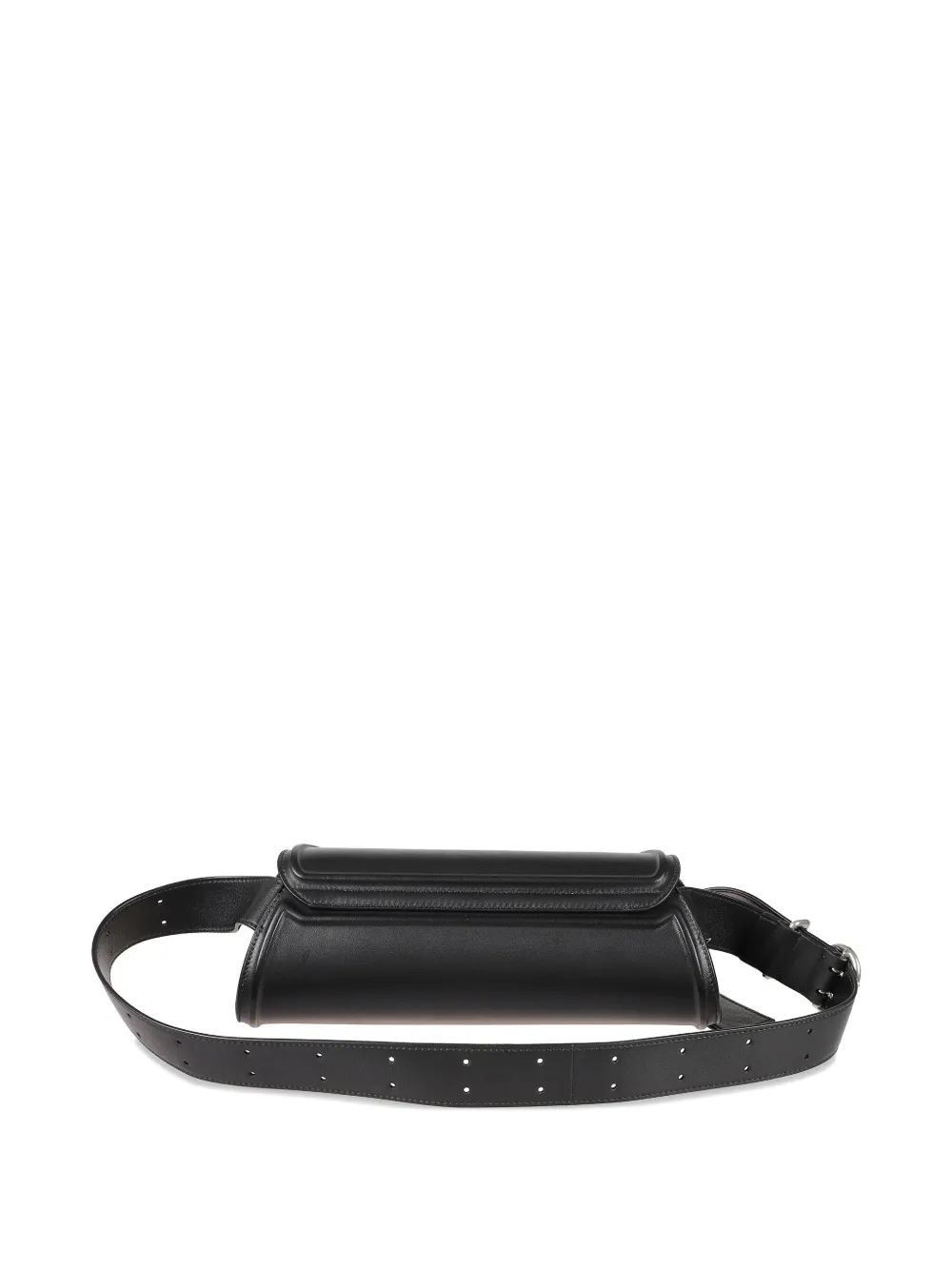 Jil Sander buckle shoulder bag - Zwart