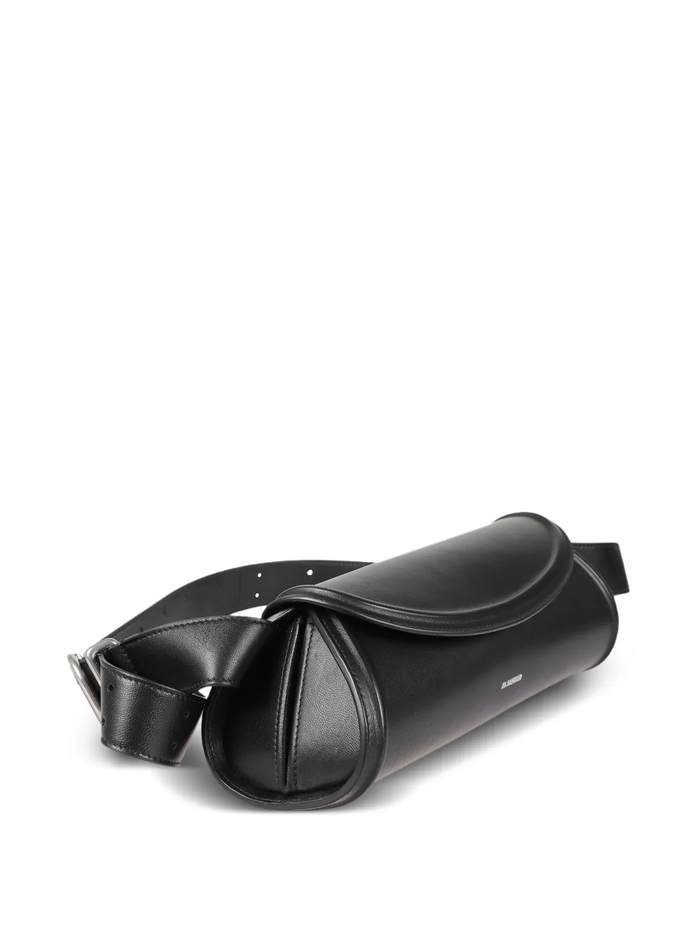 Jil Sander Schoudertas met gesp Zwart