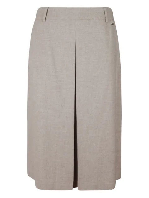 Herno falda midi con diseño plisado