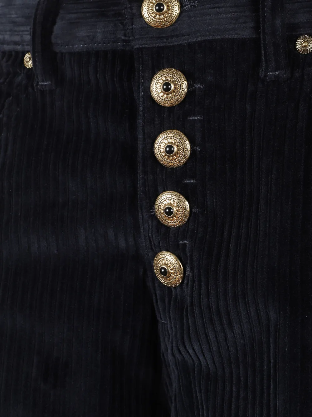 DONDUP Ribfluwelen broek Blauw