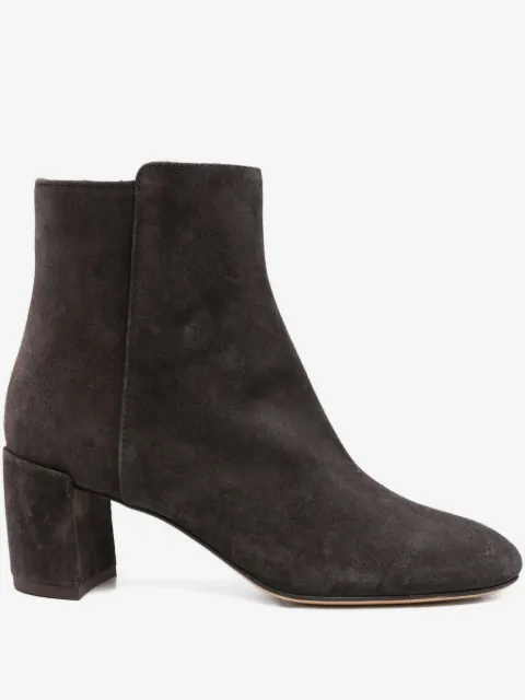 AGL 60mm block-heel suede boots