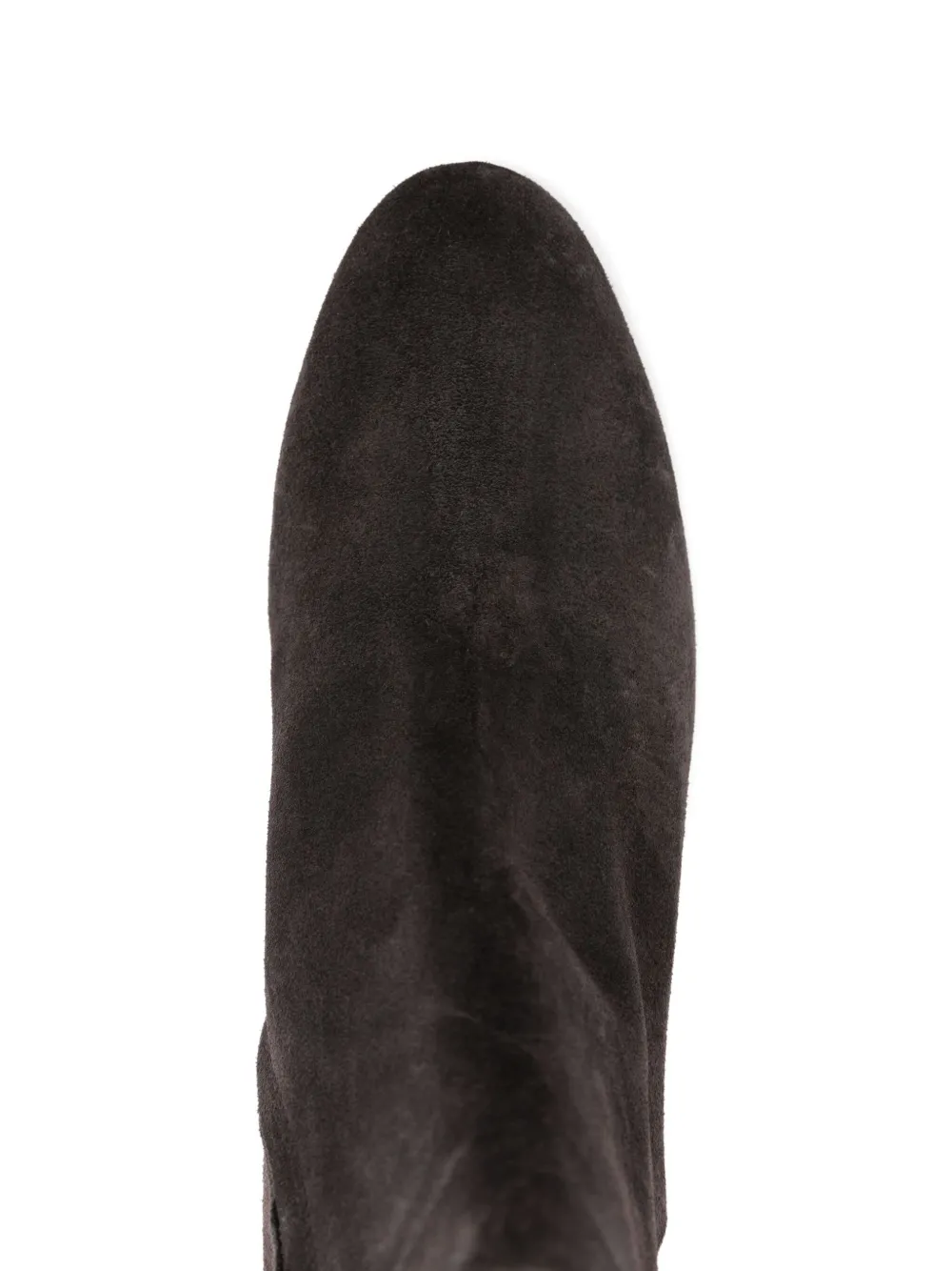 AGL 60mm block-heel suede boots Grey
