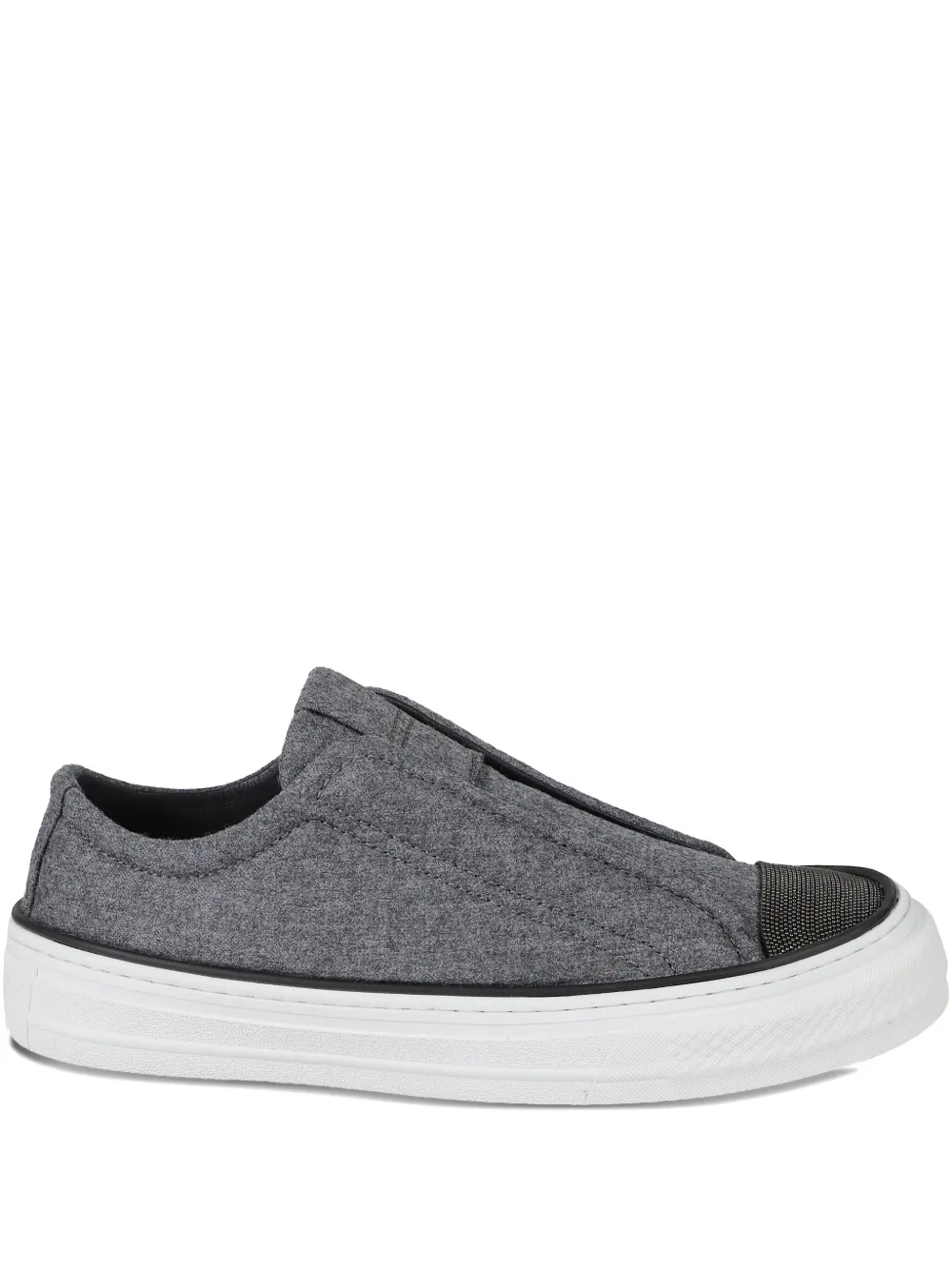 Brunello Cucinelli Slip-on sneakers Grijs