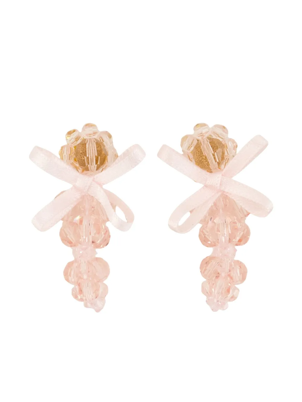 Simone Rocha Petite bow earrings - Goud