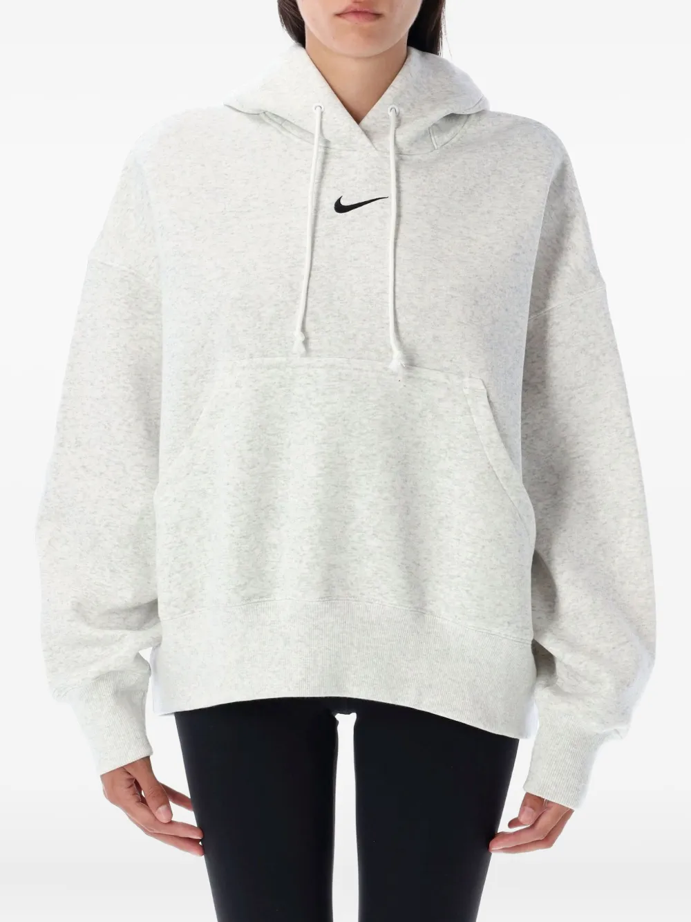 Nike Hoodie met geborduurd logo Grijs