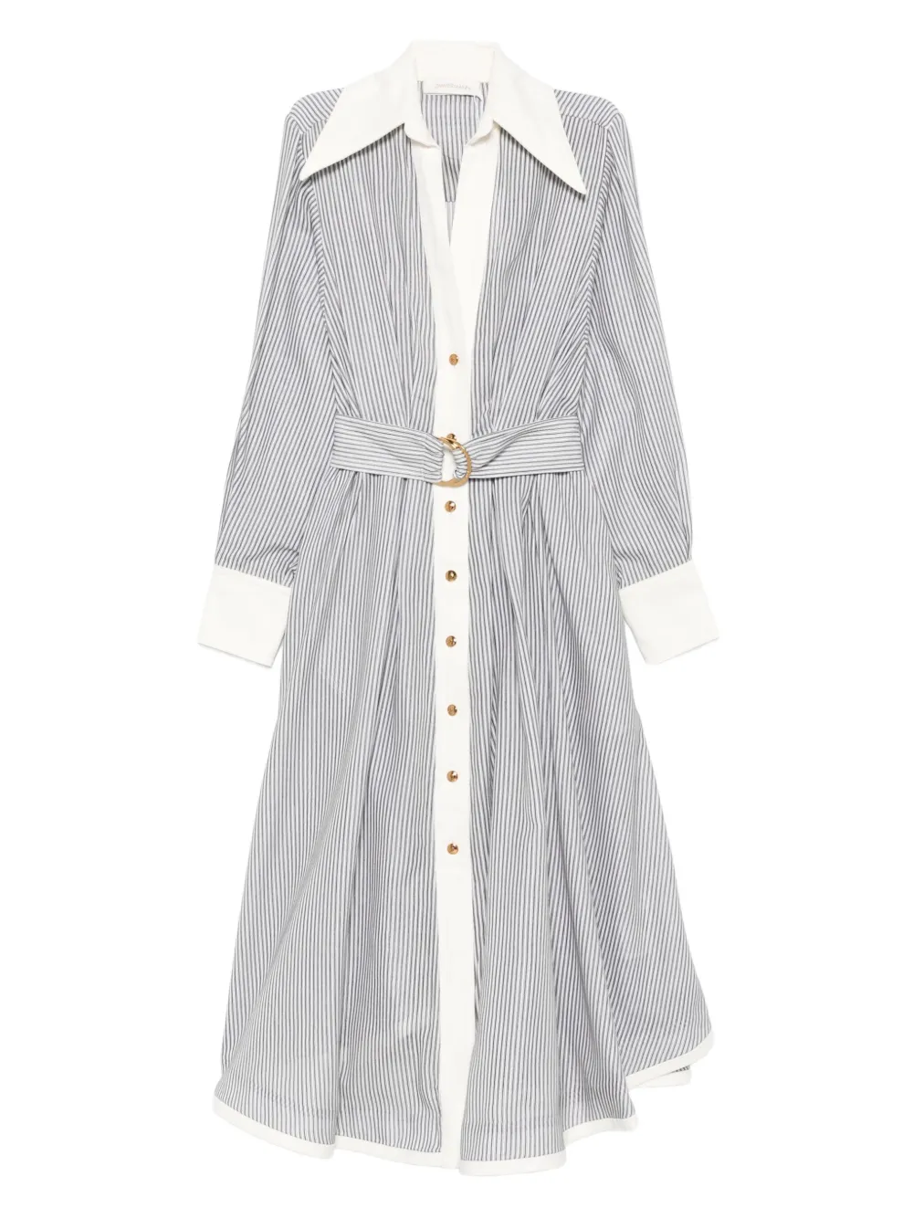 ZIMMERMANN Blousejurk met ceintuur Beige