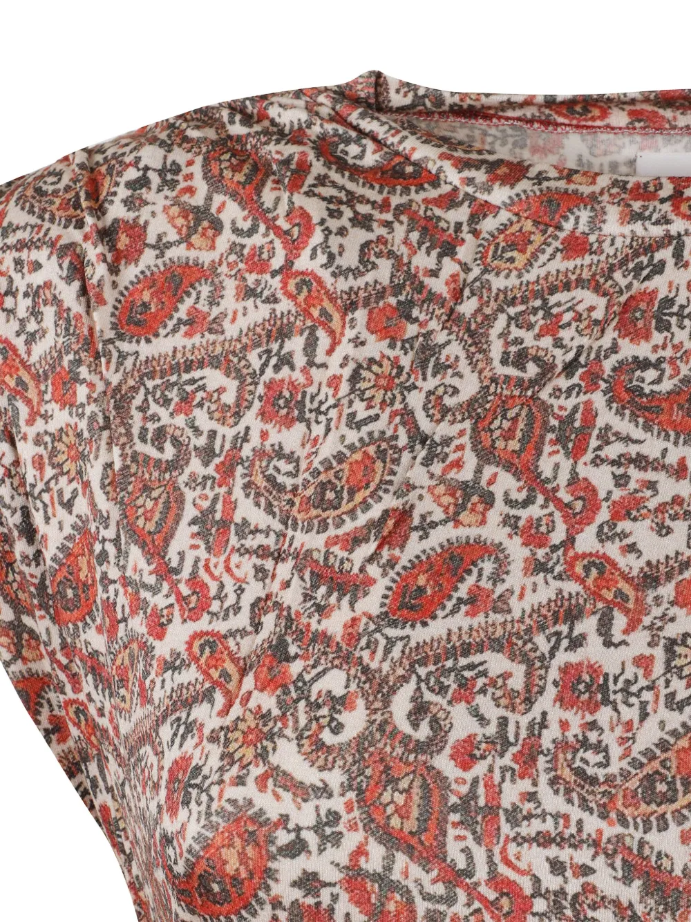 Isabel Marant Étoile Paisley-pattern Gathered Blouse In Neutral