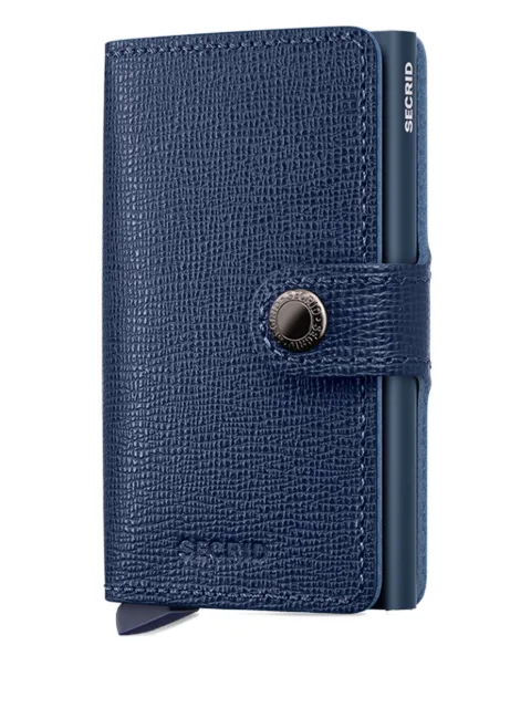 Secrid leather button cardholder