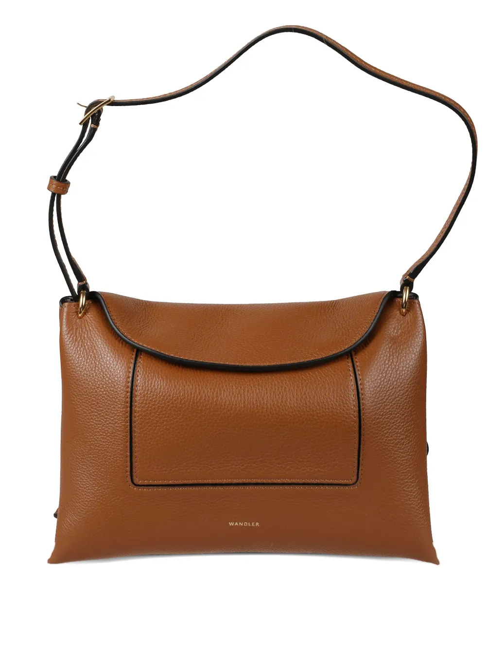 Wandler Penelope Slouch flap shoulder bag - Marrone