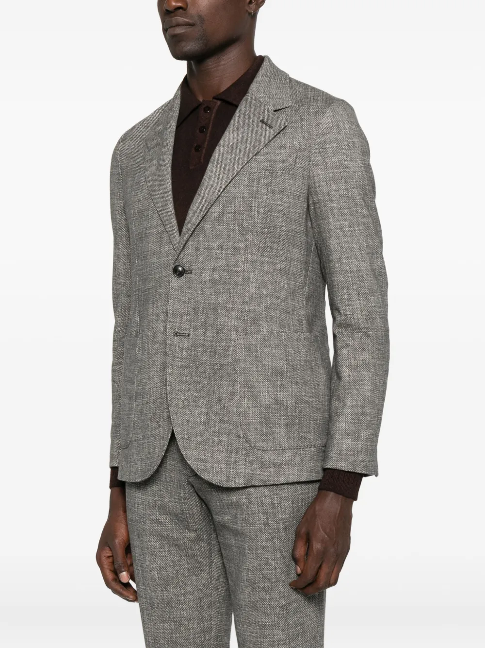 Circolo 1901 buttoned blazer Grijs