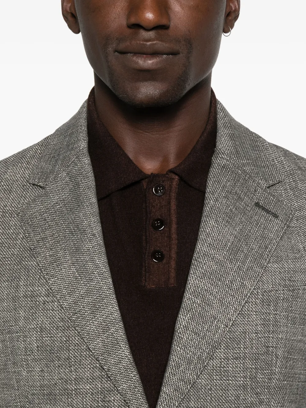 Circolo 1901 buttoned blazer Grijs