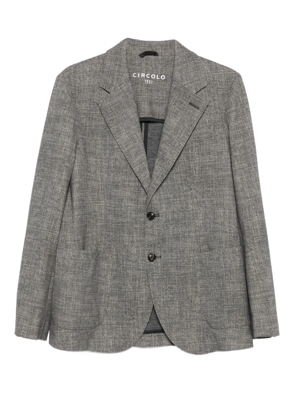 Circolo 1901 buttoned blazer Grijs