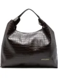 ERMANNO FIRENZE Coco print hobo tote bag - Brown