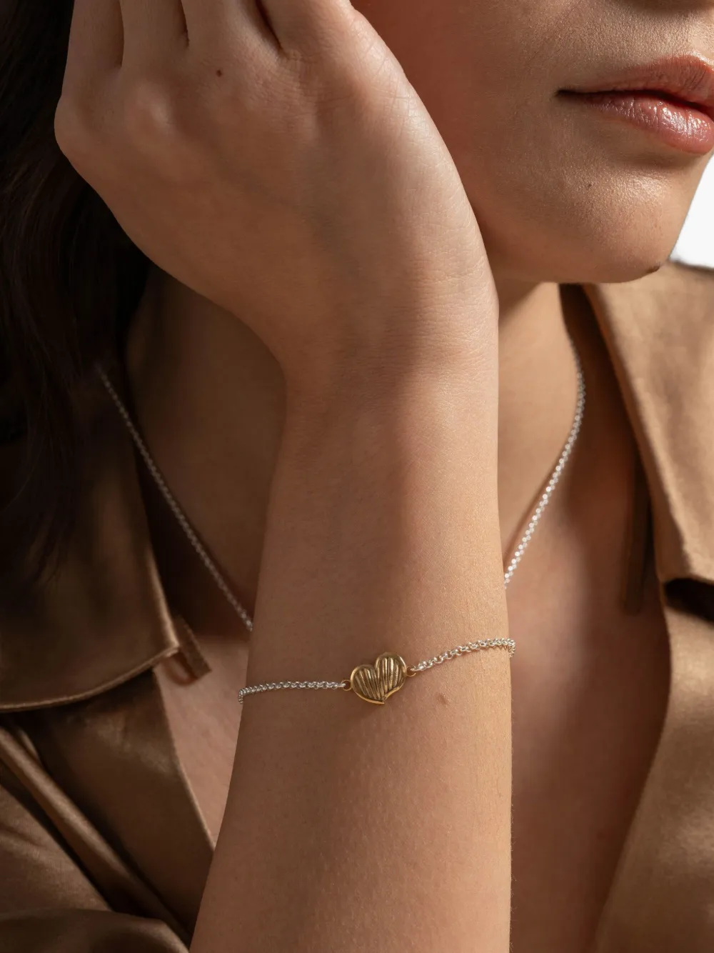 Humbug Heart Chain Bracelet