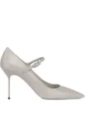 Paris Texas 90mm Lidia pointed-toe pumps - Grey