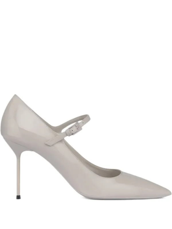 Paris Texas 90mm Lidia Pointed-toe Pumps in Grey