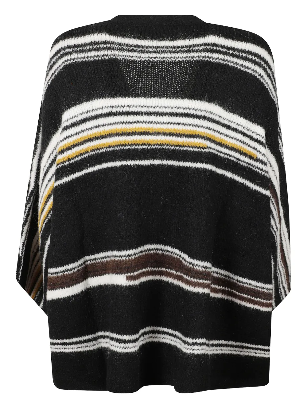 Missoni V-neck Knitted Maxi Cardigan In Black