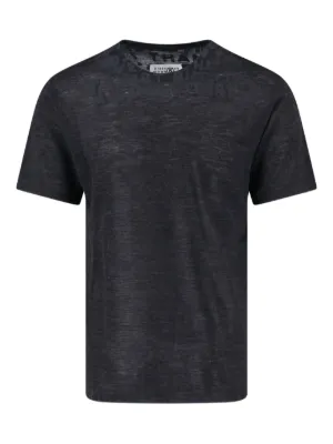 MM6 Maison Margiela graphic-print T-shirt | Black | FARFETCH ZA