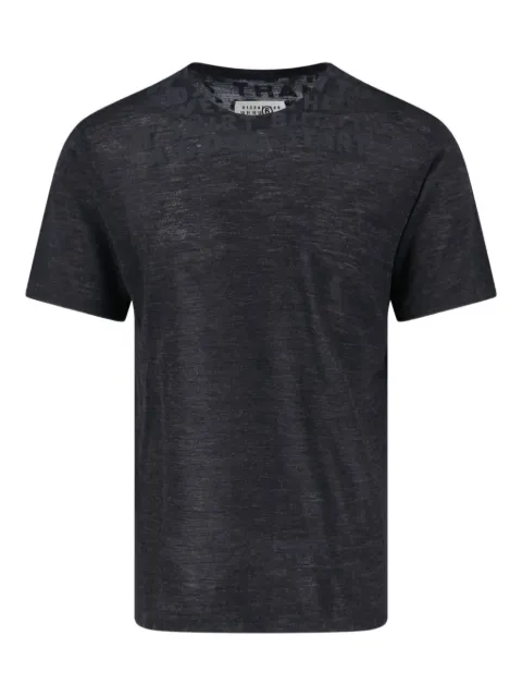 MM6 Maison Margiela playera con estampado de letras