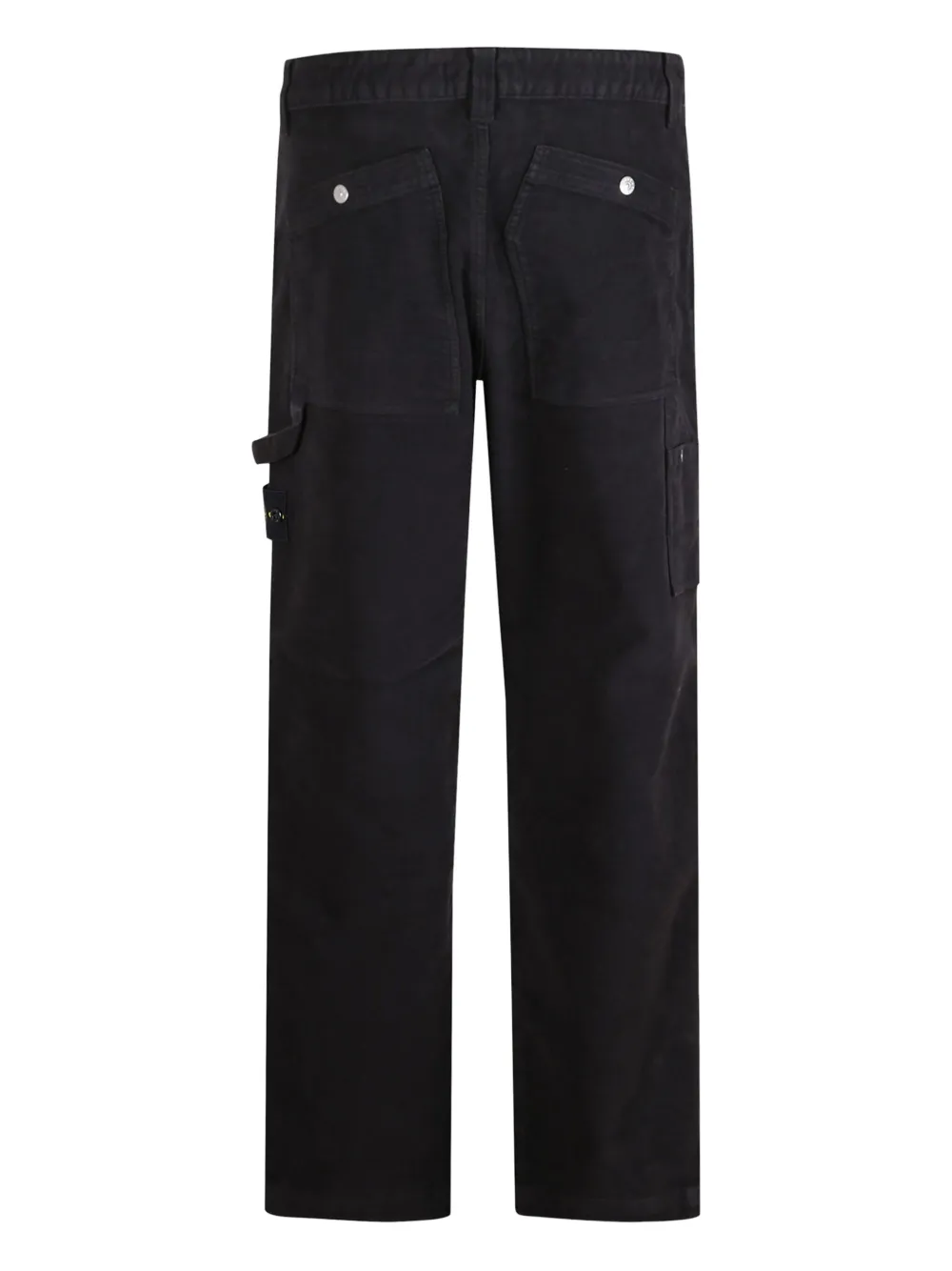 Stone Island Broek met knoopsluiting - Zwart