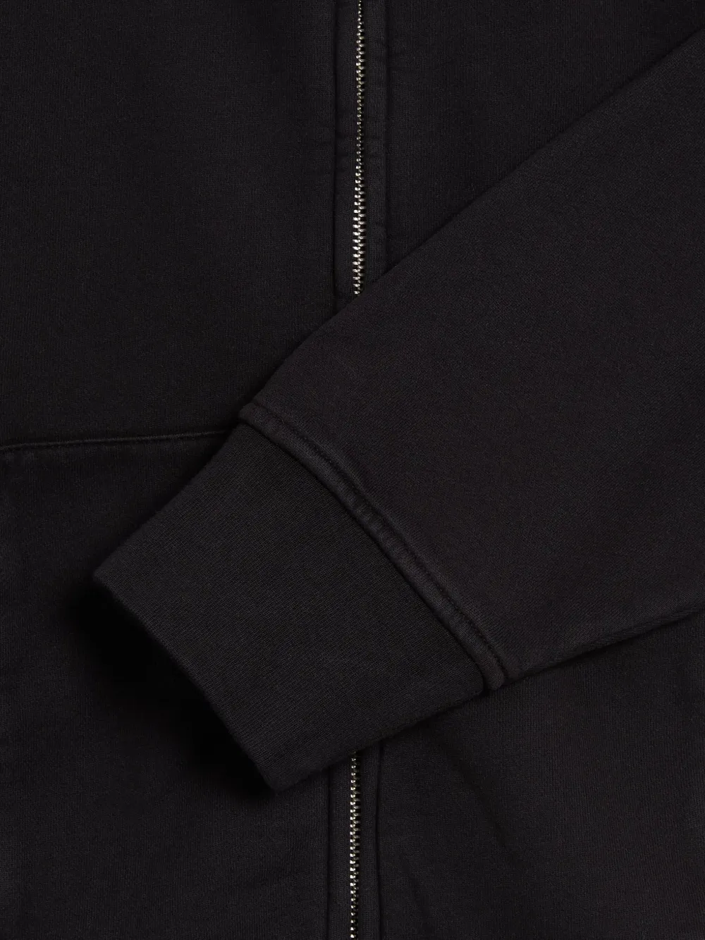 C.P. Company Sweater met capuchon en rits Zwart