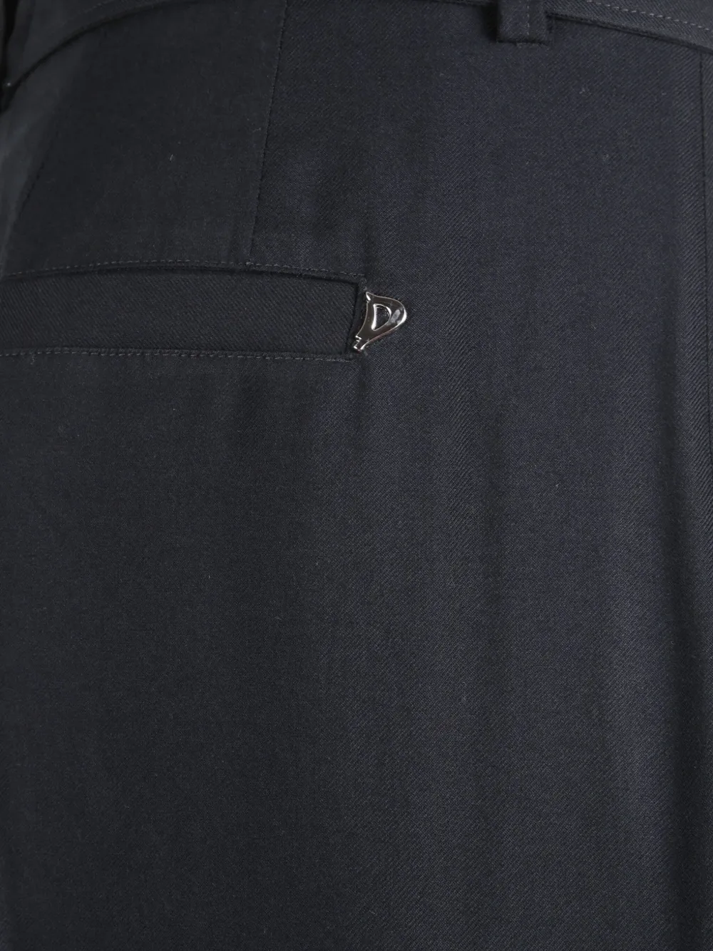 DONDUP Broek met riemdetail Zwart