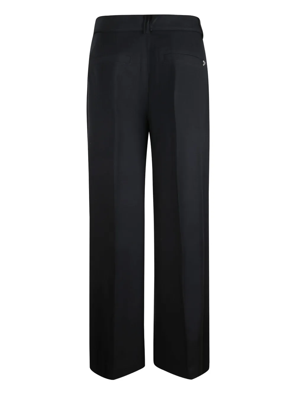 DONDUP Broek met riemdetail - Zwart