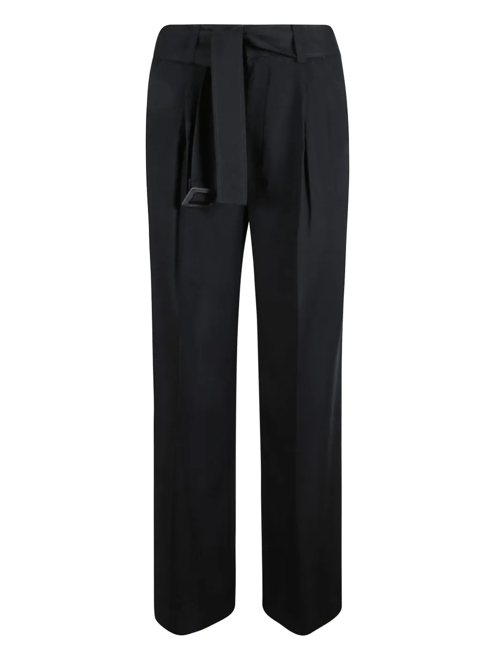 DONDUP belt-detail trousers - Nero