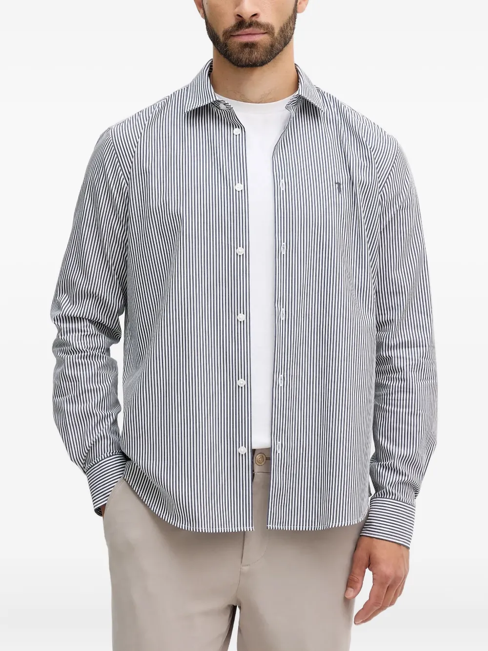 Trussardi striped shirt | Grey | Image 1