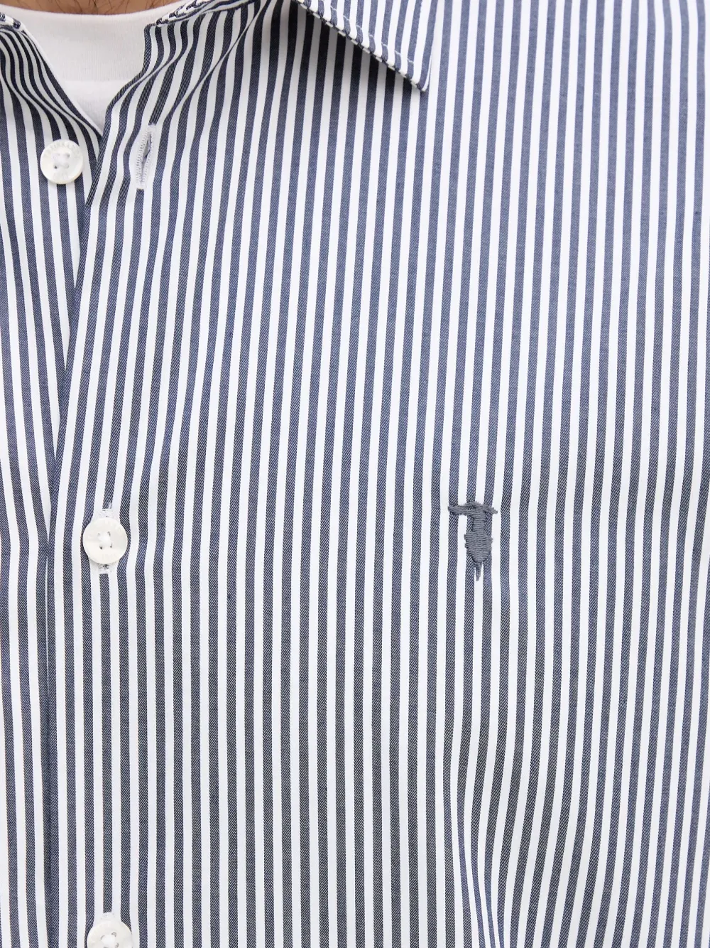 Trussardi Gestreept overhemd Grijs